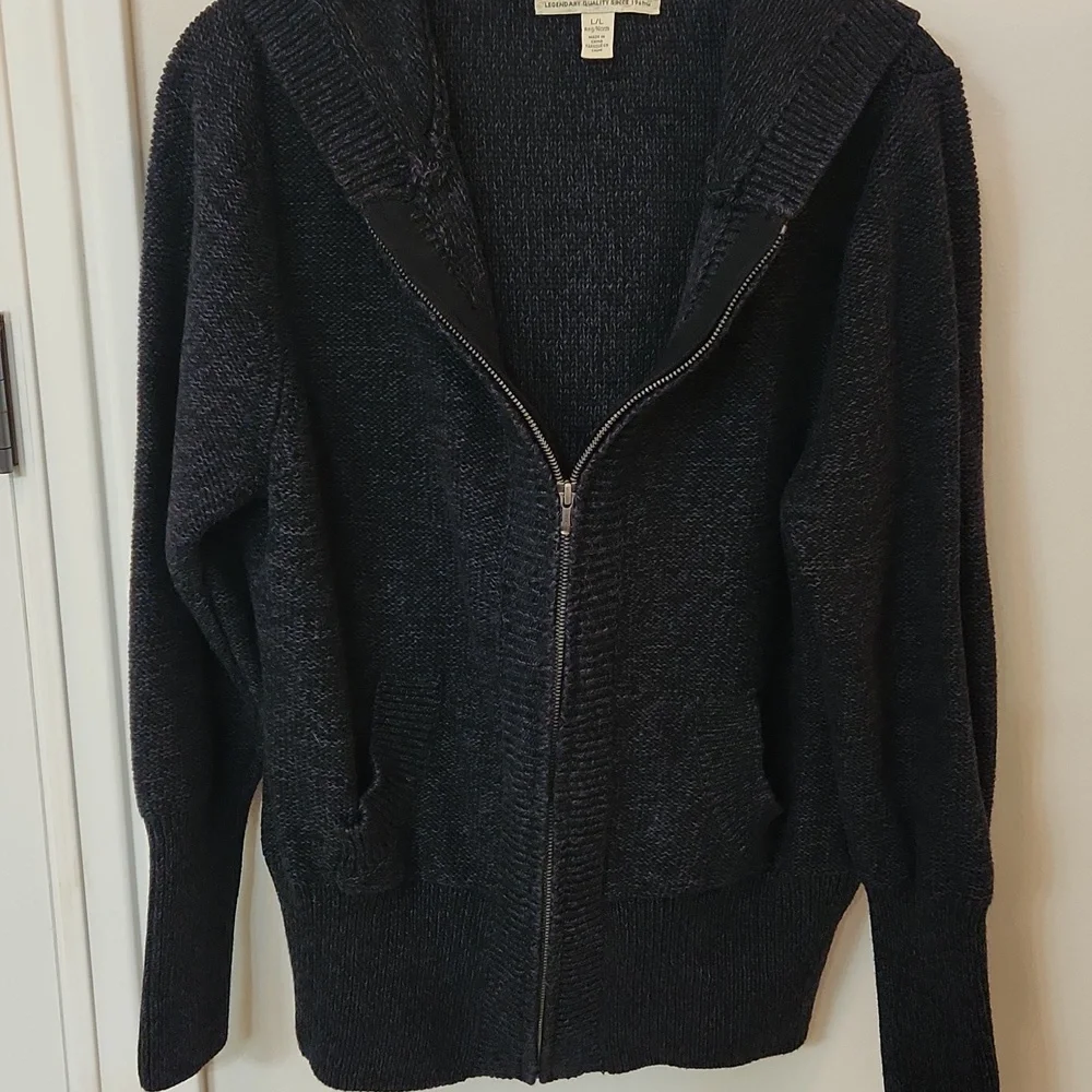 Cabela's Navy Blue Zip-Up Sweater - Picture 5 of 6